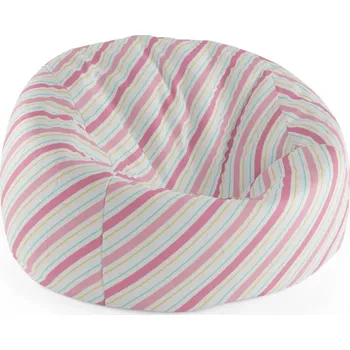 Sedací pytel Sablio Sedací vak Cocoon Čtyřbarevné pruhy - 115 x 75 cm x 45 cm - Sablio
