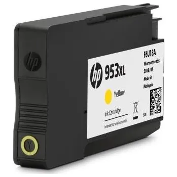 HP 953XL žlutá inkoustová kazeta (F6U18AE) - originální