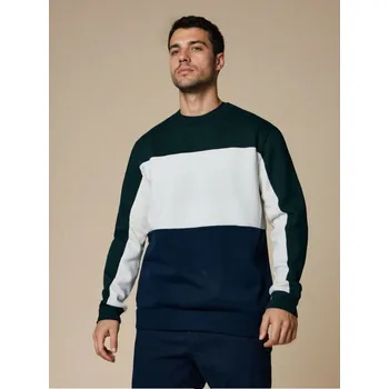 Oblečení a móda Sinsay - Mikina s kulatým výstřihem - zelená - 914EU-67X - 914EU-67X-XS