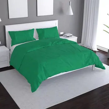 Povlečení Saténové povlečení Bledě zelená - Sablio - 140x200 / 90x70