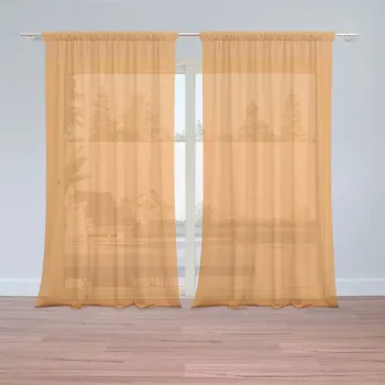Sablio Záclony Oranžová: 2 ks - 150x250 cm - Sablio
