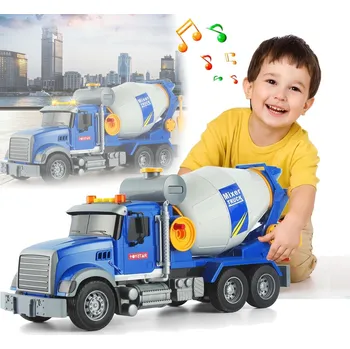 autíčko STAVEBNÍ MÍCHAČKA S ZVUKEM A SVĚTLEM EDUKAČNÍ HRAČKA 3+