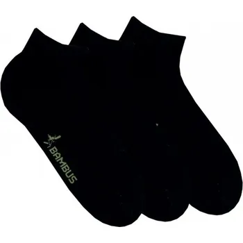 Pánské ponožky Dámské i pánské černé letní bambusové ponožky RS