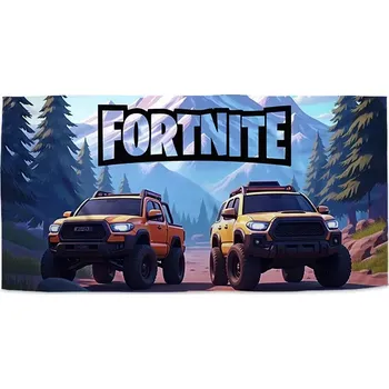 Ručník Sablio Ručník s potiskem FORTNITE Off-road auta - 30x50 cm