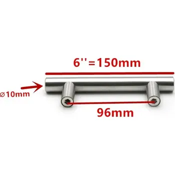 Nábytkové kování Nerezové nábytkové madlo moderní | úchytka - 6 palců 96 mm