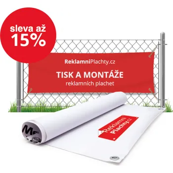 Krycí plachta Reklamní plachta Promo 4×1 m