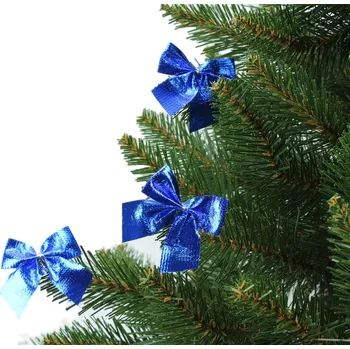 Vánoční dekorace Mašle Mašličky na Vánoční Stromek Ozdoba 12 Ks