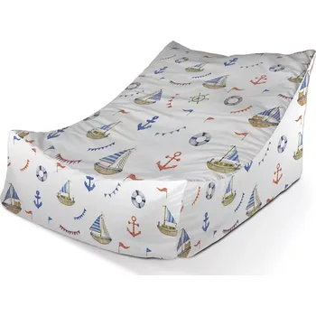 Sedací pytel Sablio Sedací vak Lounge Na vlnách oceánu - 80 x 95 x 50 cm