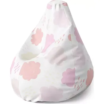 Sedací pytel Sedací vak Pear Barevné obláčky - Sablio - 70 x 95 x 15 cm