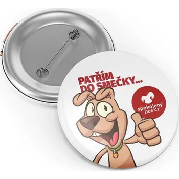 Pomůcka pro výcvik zvířete Placka Spokojeného psa "Patřím do smečky"