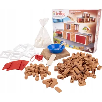 ostatní stavebnice Stavební Stavebnice Teifoc Bricks - Hasiči 220 dílků, z cihel.