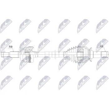 Napínací kladka, klínový řemen AJS Parts RNK-CT-040