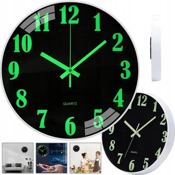 Hodiny Nástěnné hodiny tiché čitelné moderní Loft