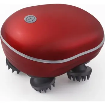 Masážní přístroj Elektrický masér hlavy vibrační | masážní přístroj - Červený