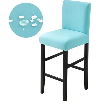 Potah na židli Voděodolný elastický potah židle | bytové doplňky - Nebeská modrá , 1 kus