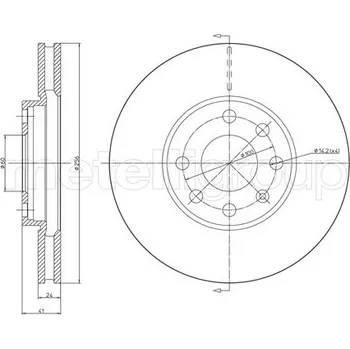 Brzdový kotouč Brzdový kotouč METELLI 23-0490C