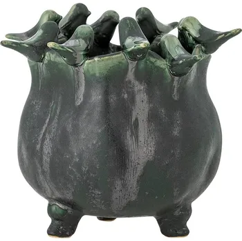 Květináč Obal na květináč Bloomingville Charlize 21 x 19,5 cm 82072757 zelená 79X