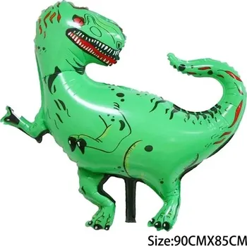 Party dekorace Dino party fóliové narozeninové balónky | party dekorace - Olivový , Ostatní