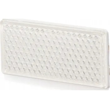 Bílá obdélníková samolepicí odrazka 49