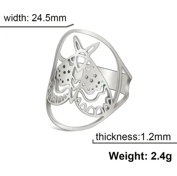 Prsten Nastavitelný prsten s motýlem | šperky - C