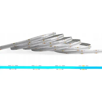LED páska LED COB pásek 5M 12V Neon 45W Bez bodů Světle Modrá