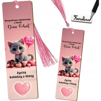 Záložka ZÁLOŽKA DO KNIHY DÁREK ŠKOLA ŠKOLKA