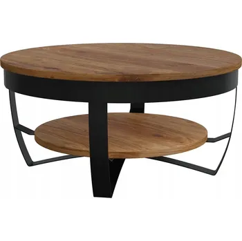 Konferenční stolek Industriální konferenční stolek z akácie, medově hnědý, 65 x 32 cm