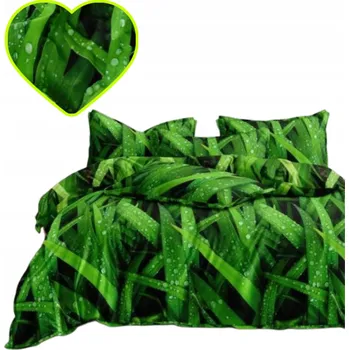 Povlečení Povlečení 160x200 BAVLNĚNÝ SATÉN 2 TRÁVA