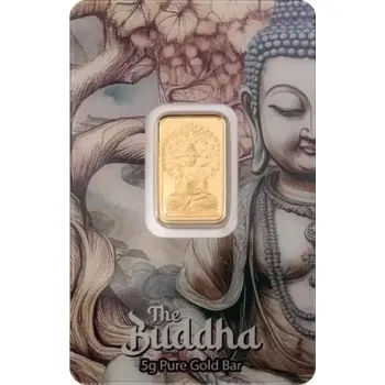 Zlatý slitek PAMP šťastný Budha 5 g