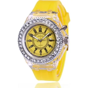 Hodinky Svítící led párové módní hodinky | doplňky - Žluť