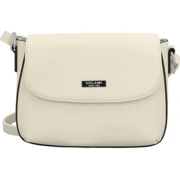 Kabelka Módní dámská crossbody kabelka Delami Little Mia, světle krémová