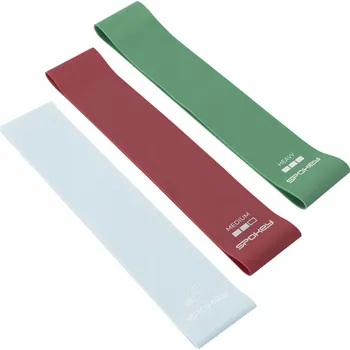 Spokey Flex Set K943086 50 cm Light/Medium/Heavy světle modrá/bordó/zelená