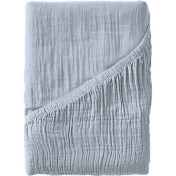 Prostěradlo Prostěradlo mušelínové s gumou 160x200 z měkkého 100% bavlněného mušelínu