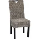 Stolička VidaXL, odstíny hnědé, 96 cm