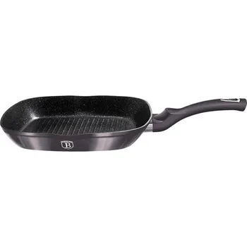 Nádobí Pánev Berlingerhaus grilovací s mramorovým povrchem 28 cm Carbon PRO Line BH-6901