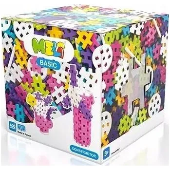 ostatní stavebnice MELI ZÁKLADNÍ KONSTRUKTOR PINK STAVEBNICE VAFLE 600 DÍLŮ