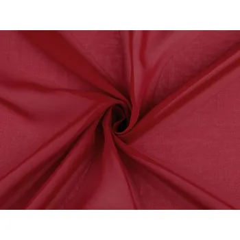 Galanterie Šifon hladký METRÁŽ - 16 (63) bordó