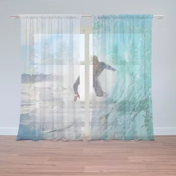 Záclona Sablio Záclony Surfař na vlně: 2 ks - 150x250 cm - Sablio