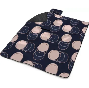 deka Sablio Plážová deka Kruhy a puntíky: 200x140 cm