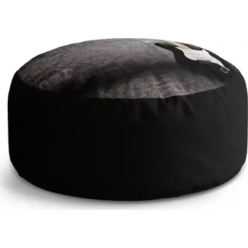 Taburet Sablio Kulatý taburet Circle Kytara: 38x48 cm - Sablio