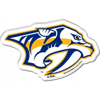 Dekorativní magnet Magnet Nashville Predators NHL Akryl Primary Logo