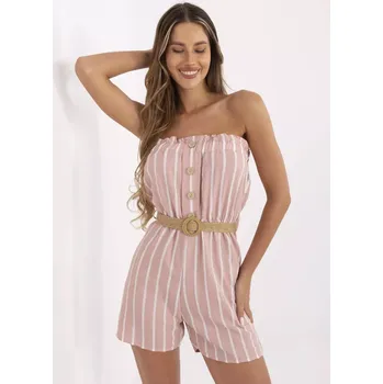 Dámský overall Kombinéza 361 KO 03042021.35 bílé a růžové L