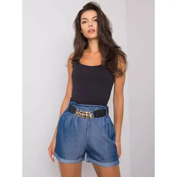 Dámské kraťasy DHJ SN 13189 šortky.05P tmavě modrá S