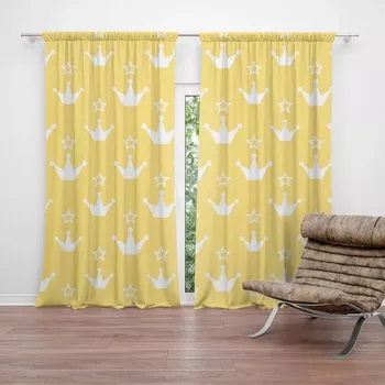 Závěs Sablio Závěsy Princeznovské korunky: 2 ks - 140x250 cm - Sablio