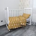 Sablio Mikroplyšové povlečení do dětské postýlky Roztomilí medvídci - 100x135 / 40x60