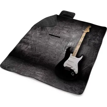 deka Sablio Plážová deka Kytara: 200x140 cm