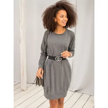 Dámské šaty Šaty RV TU 5184.93P tmavě šedá S/M