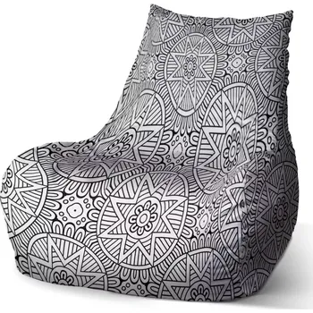 Sedací pytel Sedací vak Bean Hvězdy mehendi - Sablio - 60 x 70 x 70 cm