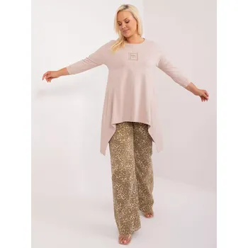 Dámská košile Tunika RV TU 9089.87 béžová jedna velikost