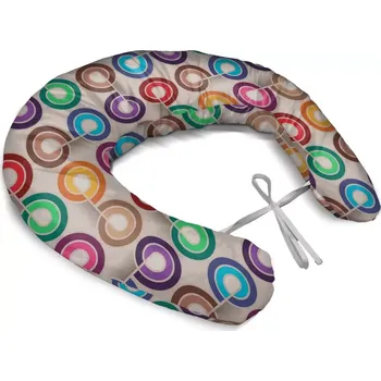 Kojící polštář Sablio Těhotenský polštář Barevné spirály